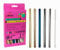 KUNSTIFY - Lot de 5 pailles en métal pour Bubble Tea en 5 couleurs – brosse de nettoyage incluse