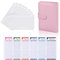 Budget Planner A6 Ringbuch Geld Organizer Leder Notizbuch Ordner mit Geldumschläge Budget Planer Umschlag Organizer,Binder mit Umschlägen 8 Binder-Taschen 12 Budgetblätter Finanzen Planer
