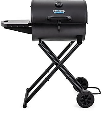 King-Griller by Char-Griller E1816 King-Griller Gambler tragbarer Holzkohlegrill, schwarz