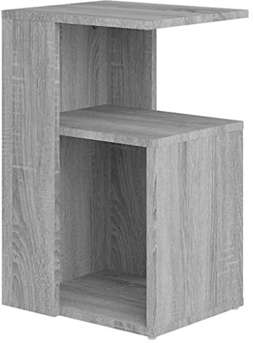 vidaXL Beistelltisch Couchtisch Wohnzimmertisch Kaffeetisch Sofatisch Teetisch Tisch Wohnzimmer Grau Sonoma 36x30x56cm Holzwerkstoff
