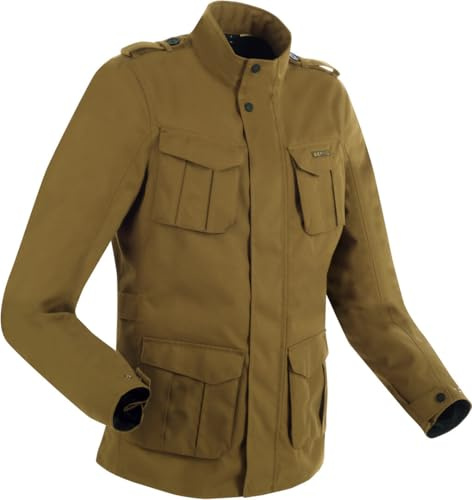 BERING Norris Evo wasserdichte Motorrad Textiljacke, braun, M