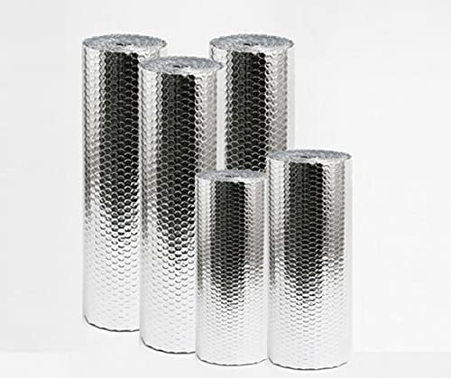 CCLONGTT Radiator Insulation Foil Vapour Barrier And Thermal Insulation Aluminium Foil Membrane Self-adhesive For Use In Walls, Floors And Roofs Saves Energy & Money Heat Reflective (Size : 1mx6m)