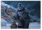 Displate Offiziell Star Wars MetallPoster Magnetische Befestigung Inklusive Lizenziert Bilder Hochwertiges Poster Mandalorian Season 2 Trailer Art - It's Up to You - Größe 67.5 cm x 48 cm