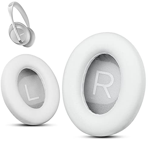Krone Kalpasmos Premium Ear Cushion for Bose 700 Replacement Earpads, Compatible with Bose 700 Noise Cancelling Headphones Bose NC700, White