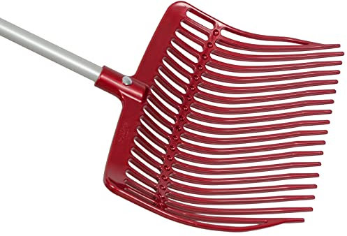 La zappa Forca per cavalli e stalle Riding Fork in ABS leggera e resistente
