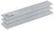 Aairhut 3-Satz Thermal Pad Wärmeleitpad 13W/mK, M.2 SSD 120x20mm 0,5mm + 1mm + 1,5mm Silikon-Kühlpad, GPU, Nicht leitend, hitzebeständig, CPU GPU SSD IC LED Kühler