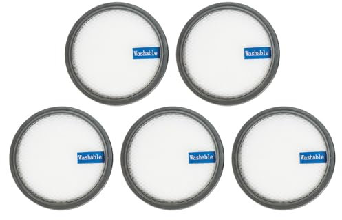 Piezas de repuesto para aspiradora inalámbrica, filtro HEPA de algodón, filtro lavable para aspiradoras PRE*TTYC*ARE W200 W300 W400 (5 piezas)
