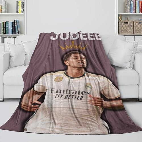 Bellingham Flanell Decke - Fußball Decke Bringt Wärme Und Glückseligkeit An Einem Nassen Düsteren Tag - Geschenk Für Kinder Eltern Liebespaar Außer Für Den Ex 50x60inch(127x152cm)