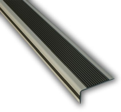 Elastischer Kantenschutz - Eckenschutz Treppenkantenprofil Treppenprofil L-Form Kantenschutzprofil Wasserdicht Eckenschoner Flexible Gummistufen Geeignet für Außen- und Innentreppen. ( Color : Black g