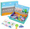 Aolso Magnetpuzzles für Kinder, 3–5 Jahre Magnetspiel, Pädagogisches Magnetisches Fahrzeug-Puzzlespielzeug mit bunten Fahrzeugen, Reisespiele und Reisespielzeug, Lernmagnet-Geschenk für den Roadtrip