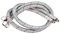 CYILIUEN Pack of 2 60 cm M10 x 1/2 Kitchen Flexible Pipes Flexible Tap Connector Pipes with Installation Tools, Tap Fittings for Kitchen Sink, Bathroom Basin, 1407D7