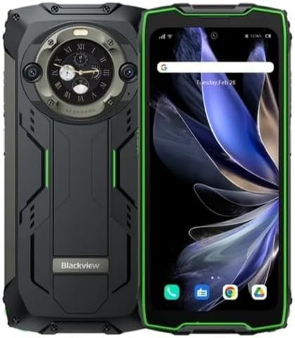 CXPMY Blackvie BV9300 PRO Rugged Smartphone Helio G99 Android 13 Mobile Phone 8GB 12GB RAM, Dual Display Cellphones