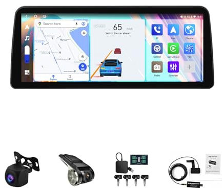 12.3 Pulgadas HD Pantalla Táctil Android 14 Yihyati Radio Coche Para Honda Accord 8 Spirior 2009-2013 Bluetooth 2 DIN Autoradio Con CarPlay AHD Cámara Trasera GPS Navegación Control En El Volante(W300