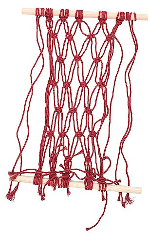 Cabilock Woven Produce Holder Kitchen Hanging Basket Storage Fruit Racks for Kitchen