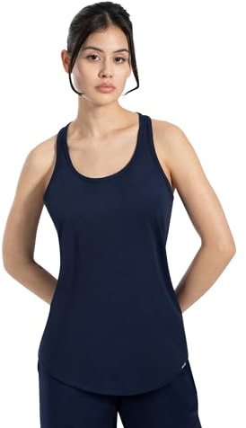 SMILODOX Tanktop Damen Meggy, Racerback Sporttop mit taillierter Passform & elastischem Material, atmungsaktives Unterhemd, ideal für Fitness, Workout, Alltag, Training, Yoga & Layering