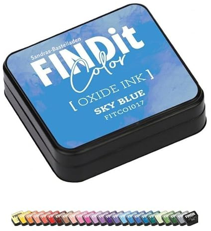 Sandras-Bastelladen Findit Color Oxide Ink Stempelkissen Himmelblau