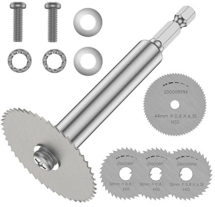 KESOTO 1/4 Hex Shank with 4 Cutting Discs Inside Pipe Cutter Universal Simple Installation Versatile for Plumber Hexagonal Handle