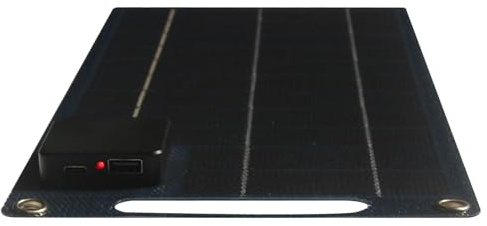 Panneau solaire portable - 100 W - Charge rapide pour appareils d'extérieur - Chargeur étanche avec design pliable pour camping, randonnée, camping-car, randonnée, bateau, voyage, chasse et survie