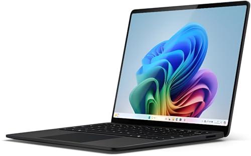 Microsoft Surface Laptop | Copilot+ PC | 15” Touchscreen | Snapdragon® X Elite (12 cores) | 16GB Memory |512 SSD | 2024 Model, 7th Edition | Black (Renewed)