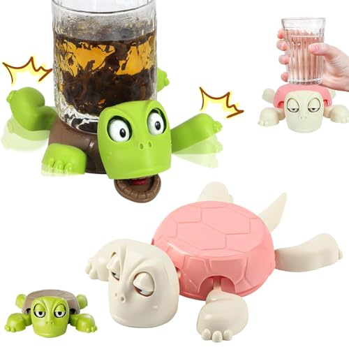 2PCS Divertido portavasos de Tortuga,Posavasos de Tortuga Impreso en 3D,Creativo Posavasos De Tortugas,Posavasos Tortuga Graciosa,Ideal para Decorar el hogar o la Oficina