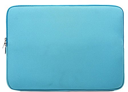 LaoZan Laptopülle mit dem Reißverschluss Neopren Laptoptasche Hülle Sleeve für Ultrabook/Netbook Für Apple/ipad 13zoll Himmelblau