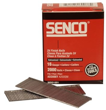 Senco Nägel, 3,8 cm, 16 Ga, gerader Streifen, glatter Schaft, 2.000 Stück