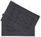 Arle-Living Luxus Medusa Duschvorleger im 2er Pack 50x80 cm - feinste Baumwolle/Jacquard Webung/Hochflor Frottee mit Medusa Flachprägung (anthrazit/anthrasite, 2er Pack Duschvorleger 50x80 cm)