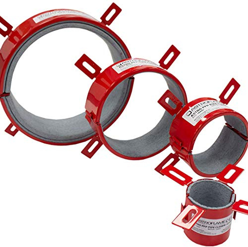 Astroflame Astro PFP 110mm (Depth 50mm) Up To 240 minute Fire Resistant CE Marked Intumescent Pipe Collar - Closer