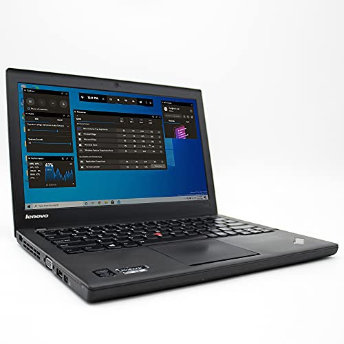 COMPUTER PORTATILE Lenovo X240 i5 4200U fino a 2.6 GHz Display 12,5pollici TOUCHSCREEN Batteria Nuova Laptop Notebook PC Windows 10 Pro Webcam (Ricondizionato) (4GB RAM SSD 120GB)