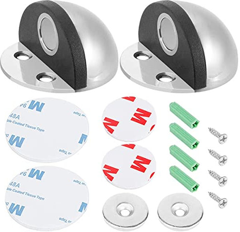Türstopper Edelstahl magnetische 2 Stück Türstopper für Boden zum Schutz der Wände und Türen