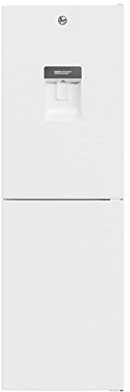 Hoover HOCT3L517FWSK 55cm Wide Low Frost Combi Fridge Freezer, 246 Litres, In-door Water Dispenser, Silver