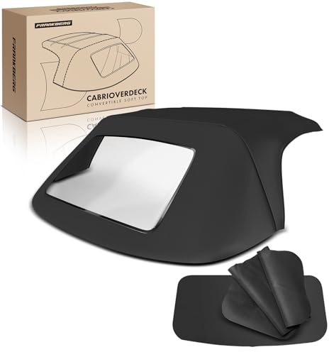 Frankberg Cabrioverdeck Softtop Verdeckbezug Schwarz Kompatibel mit 3er E36 316i 318i 318is 318tds 320i 323i 325i 325td 325tds 328i M3 1990-1998 3661100047