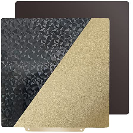 IdeaFormer PEO + PEI Double Sided Placa Magnética Flexible Spring Steel Sheet Plataforma 220x220mm, PEO + PEI Cama de Acero para MK2, MK2A, Anet A8, Anet A6