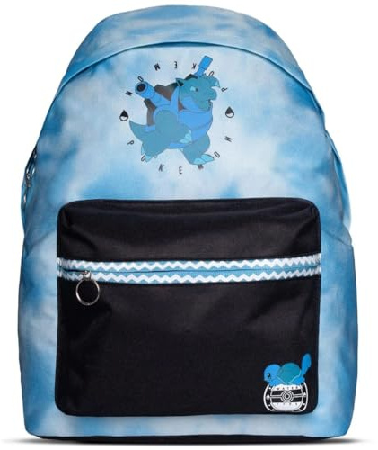 Pokémon Squirtle Evolutions Unisex Rucksack blau 100% Polyester Fan-Merch, Gaming, Geschenke