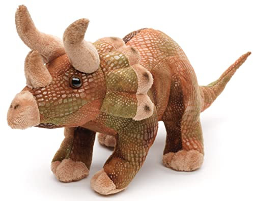 Uni-Toys - Triceratops, stehend - 40 cm (Länge) - Plüsch-Dinosaurier, Dino - Plüschtier, Kuscheltier