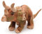 Uni-Toys - Triceratops, stehend - 40 cm (Länge) - Plüsch-Dinosaurier, Dino - Plüschtier, Kuscheltier