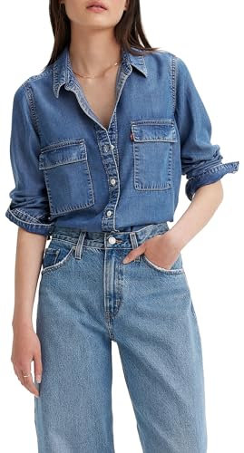 Levi's Doreen Utility T-Shirts Woven, en Patchs 2, S Femmes