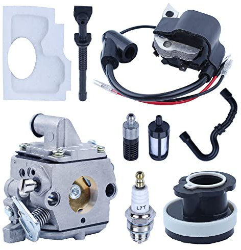 Kit carburatore per STIHL MS170 MS180 017 018 ADEFOL carburatore + bobina di accensione + filtro aria + candela + tubo carburante accessorio per motosega