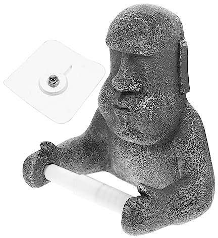 Zerodeko 3D Dreidimensionale Papierbox Britisches Porträt Taschentuchbox Steinporträt Taschentuchbox Schreibtisch Toilettenpapierhalter Moai-Statue Papierhandtuchhalter