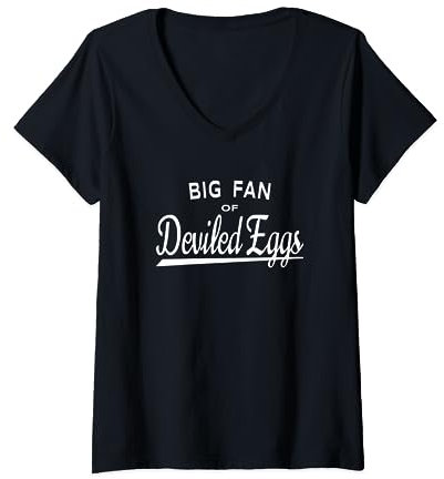 Big Fan of Deviled Eggs V-Neck T-Shirt