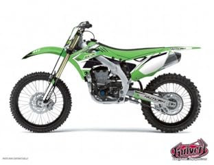 Kit Deco Moto Cross Chrono Kawasaki 250 KX Schwarz