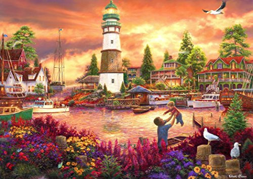 Grafika - Chuck Pinson, Love Lifted Me - 2000 Teile Puzzle - Vaterliebe - Landschaft bei Sonnenuntergang - Puzzle für Erwachsene