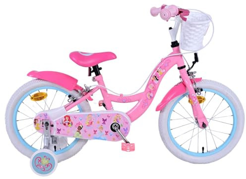 Disney Princess 16 Zoll Kinderfahrrad Pink - Sicherheit, Komfort und Spaß in einem!