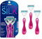 Schick Hydro Silk Ultimativer Schamhautschutz, Einweg-Rasierer für empfindliche Haut, Schamhaar-Rasierer für Frauen, Bikini-Rasierer, Damenrasierer, Bikini-Linie, 3 Stück