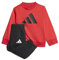 adidas Unisex - Bimbi 0-24 ESSENTIALS BIG LOGOJOGGER, pure ruby/black, 18-24 Months