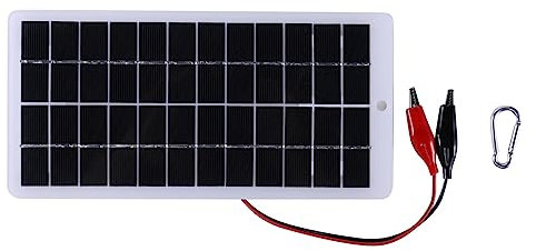 Panel solar de 10 W, 12 V, paneles epoxi de polisilicio, celda solar portátil de 250 x 120 mm para carga de 9 a 12 V para exteriores, kit de panel solar de 10 W, 12 V