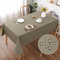 AooHome Tischdecke Abwaschbar, Kaffee Braun Tischdecken 130x160cm Leinen-Optik Tischtuch aus Polyester Wasserabweisend mit Lotuseffekt, Dauerhaft Kratzfest für Wohnzimmer, Esszimmer, Balkon, Garten