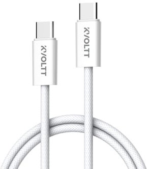 65w Charging Cable - Fast Charger Type C to type C compatible with Macbook air, Ipad, Apple MAC and all mobile phones with USBC port- 1M USBC and Data Cable