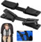 OBYCPIN 2 Stück Abschnallschutz Kindersitz, Autositz Brustgurt Clip, Gurtsicherung Kindersitz, Brustgurt-Sicherung, für Auto, Kinderwagen, Hochstuhl, Fahrrad (13,5x3cm, Schwarz)