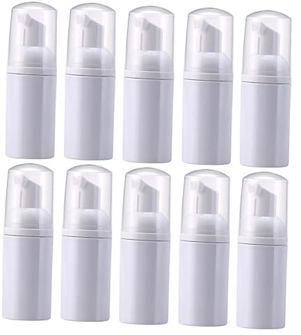 CANIGHT 10piezas Botellas De Pet para De Recargables y Reutilizables para Cosméticos Jabones y Champús